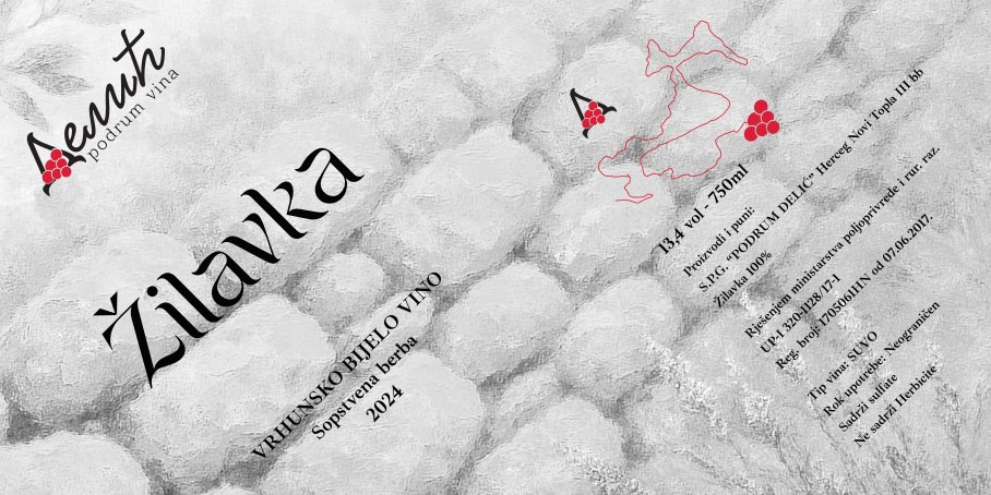 Žilavka etiketa